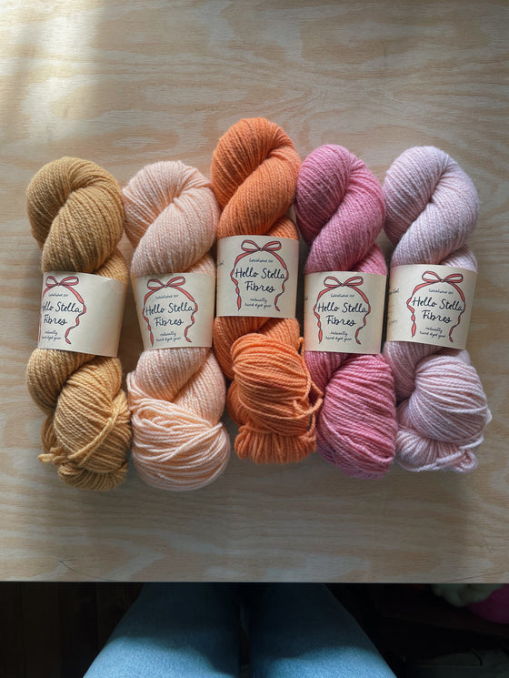 Wild Wool Yarn Bundle B - 2 Ply WORSTED