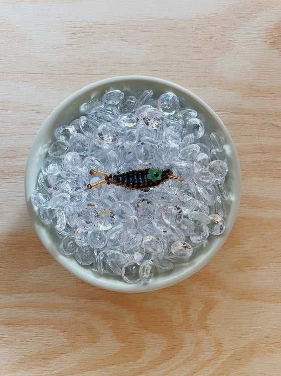 TACKLE BOX - Beaded Fish Charms (Small Flower Eye)