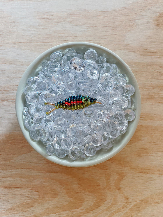 TACKLE BOX - Beaded Fish Charms (Large Flower Eye)
