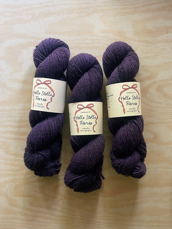 Wild Wool 1 Ply SPORT - Eggplant