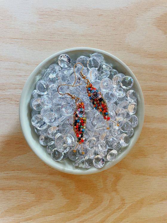 TACKLE BOX - Rainbow Fish Earrings