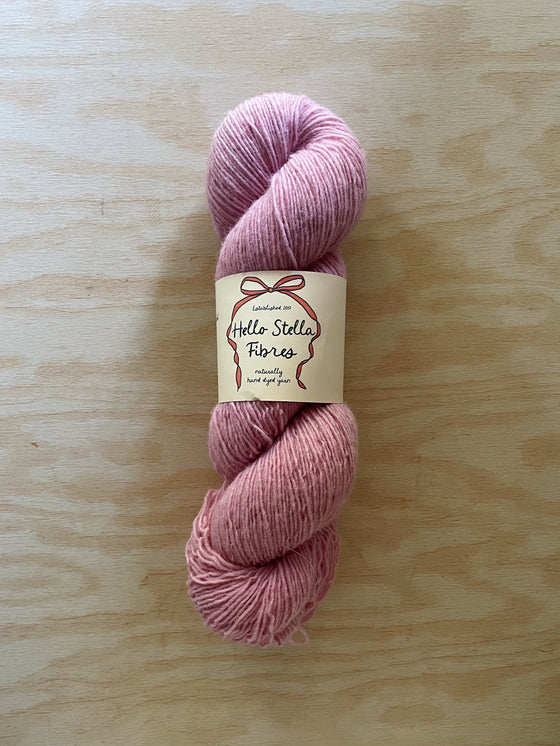 Wild Wool 1 Ply SPORT - Pale Cool Pink, Naturally Dyed
