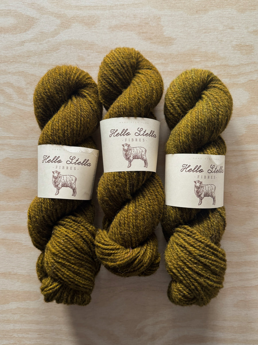 Wild Wool PEI - Golden Yarrow (PREORDER) – Hello Stella Fibres