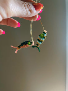  CUSTOM COMMISSION -  Hand Beaded FISH charm