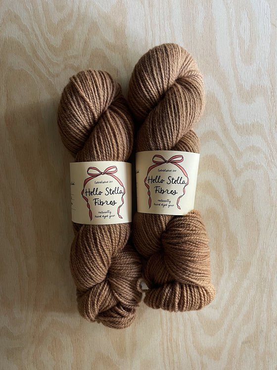 Wild Wool 2 Ply WORSTED - Warm Walnut