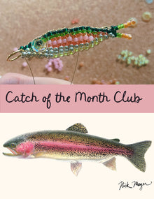  Catch of the Month Yarn + Fish Club November: Rainbow Trout